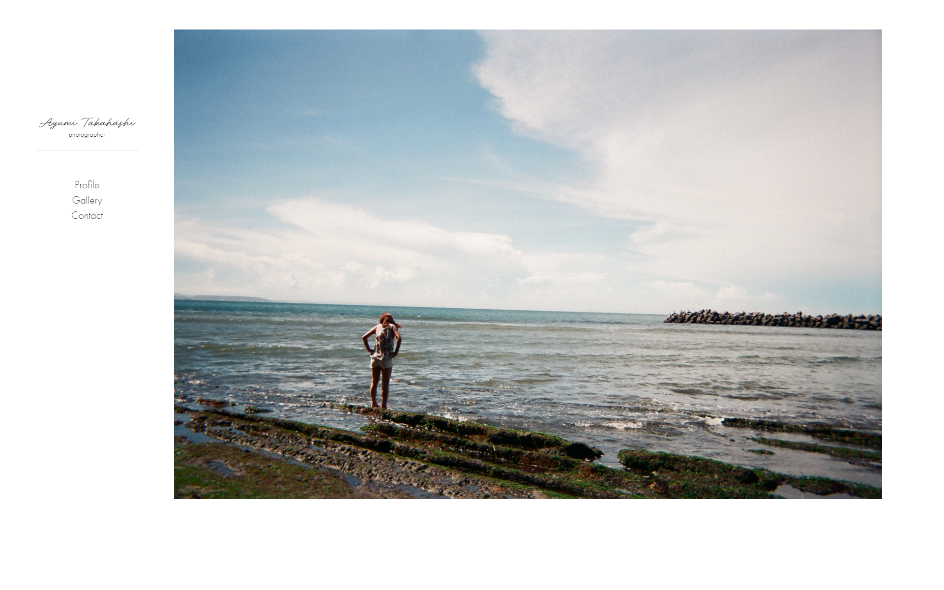 「カメラマンのポートフォリオ」のトップページ画像